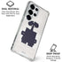 Disney Wall-E Silhouette Galaxy S26 Ultra Clear Case