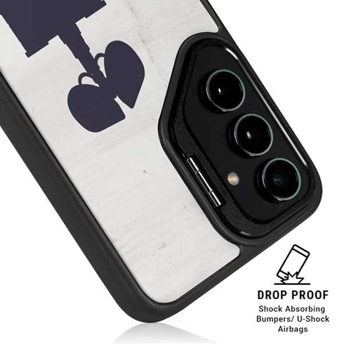 Disney Wall-E Silhouette Galaxy S26 Ultra Kickstand Case