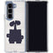 Disney Wall-E Silhouette Galaxy Z Fold5 5G Clear Case