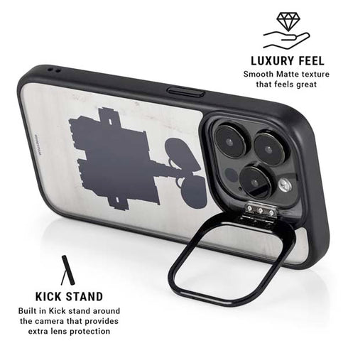 Disney Wall-E Silhouette iPhone 14 Pro Kickstand Case