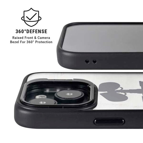 Disney Wall-E Silhouette iPhone 15 Plus Kickstand Case