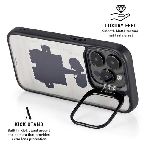 Disney Wall-E Silhouette iPhone 15 Pro Max Kickstand Case