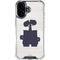 Disney Wall-E Silhouette iPhone 16 Plus Clear Case