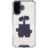 Disney Wall-E Silhouette iPhone 16 Plus Clear Case