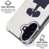 Disney Wall-E Silhouette iPhone 16 Plus Clear Case