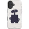 Disney Wall-E Silhouette iPhone 16 Plus Impact Case