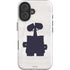 Disney Wall-E Silhouette iPhone 16 Plus Impact Case