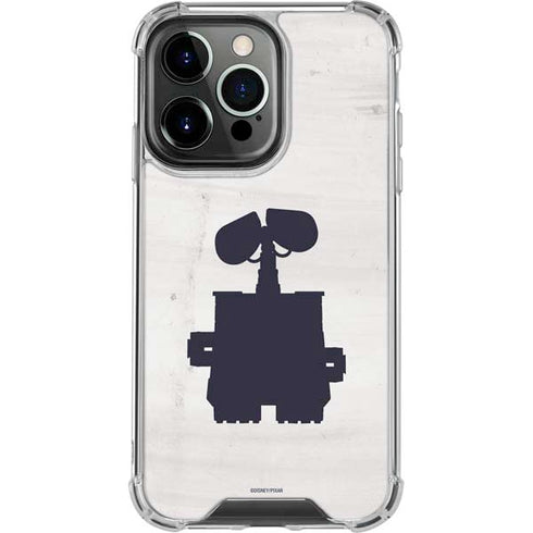 Disney Wall-E Silhouette iPhone 16 Pro Clear Case