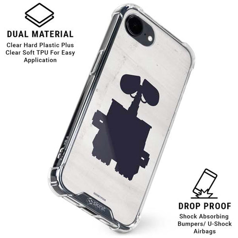 Disney Wall-E Silhouette iPhone 16e Clear Case