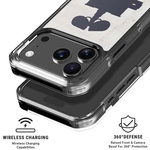 Disney Wall-E Silhouette iPhone 18 Pro Clear Case