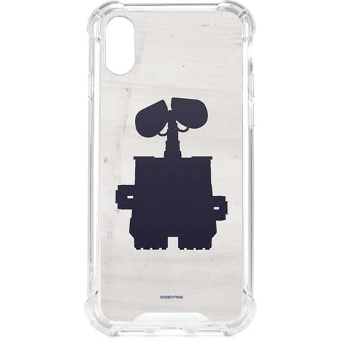 Disney Wall-E Silhouette iPhone XS Clear Case