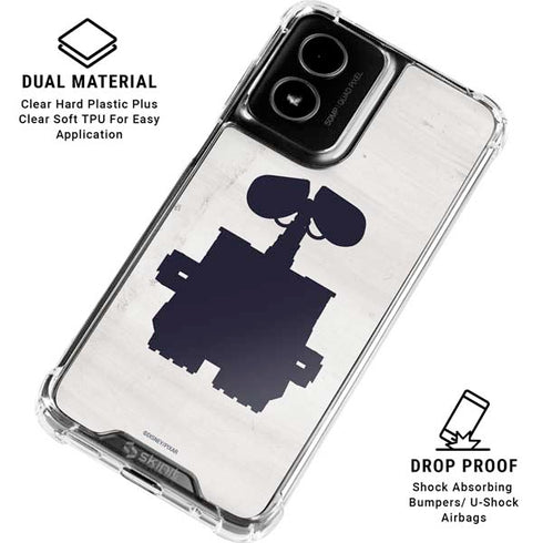 Disney Wall-E Silhouette Moto G Power 5G (2024) Clear Case
