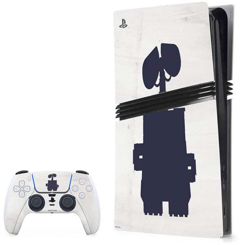 Disney Wall-E Silhouette PS5 Pro Bundle Skin