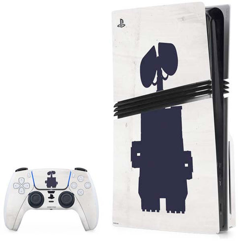 Disney Wall-E Silhouette PS5 Pro Disk Bundle Skin