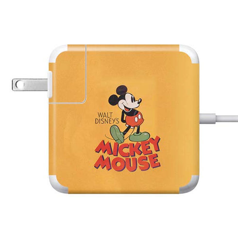 Disney Mickey Mouse Walt Disney Classic Character 85W Power Adapter (15 and 17 inch MacBook Pro Charger) Skin