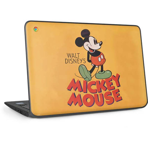 Disney Mickey Mouse Walt Disney Classic Character HP Chromebook Skin