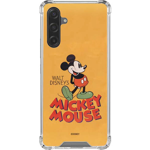 Disney Mickey Mouse Walt Disney Classic Character Galaxy A17 Clear Case