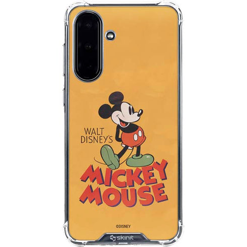 Disney Mickey Mouse Walt Disney Classic Character Galaxy A36 5G Clear Case