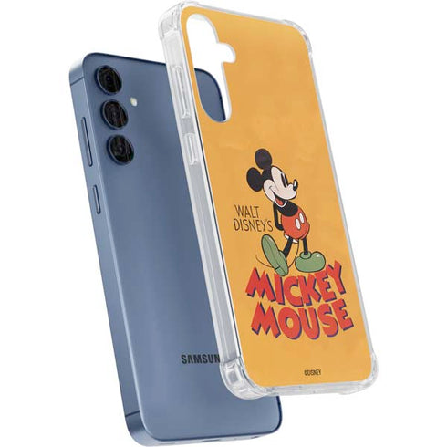 Disney Mickey Mouse Walt Disney Classic Character Galaxy A55 5G Clear Case