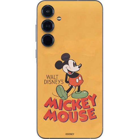 Disney Mickey Mouse Walt Disney Classic Character Galaxy A55 5G Skin