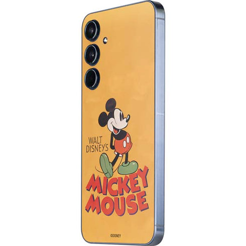 Disney Mickey Mouse Walt Disney Classic Character Galaxy A55 5G Skin