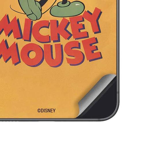 Disney Mickey Mouse Walt Disney Classic Character Galaxy S25 Plus Skin