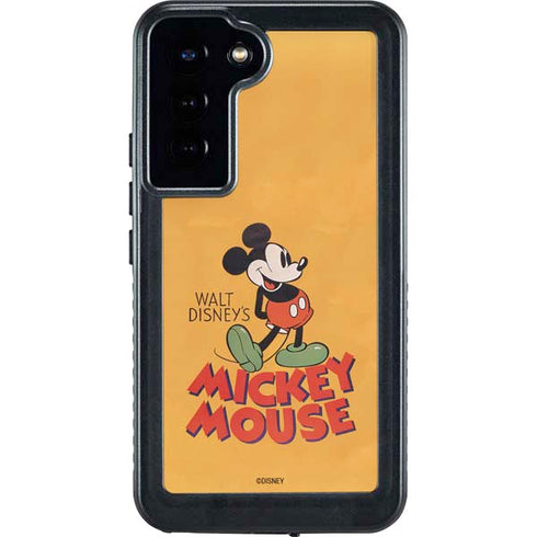Disney Mickey Mouse Walt Disney Classic Character Galaxy S24 Plus Waterproof Case