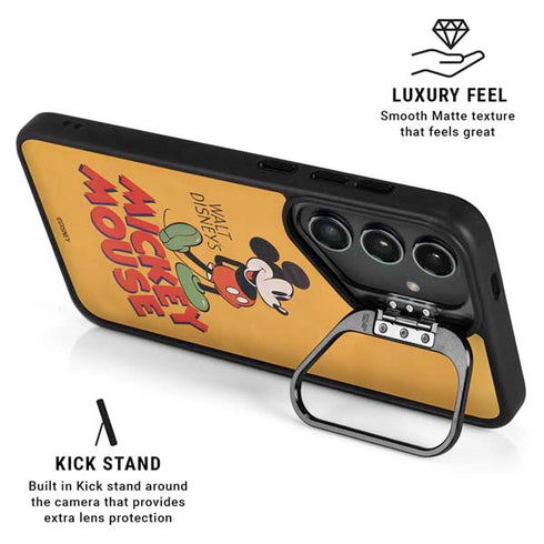 Disney Mickey Mouse Walt Disney Classic Character Galaxy S25 Ultra Kickstand Case