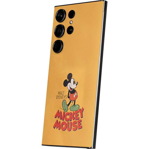 Disney Mickey Mouse Walt Disney Classic Character Galaxy S25 Ultra Skin