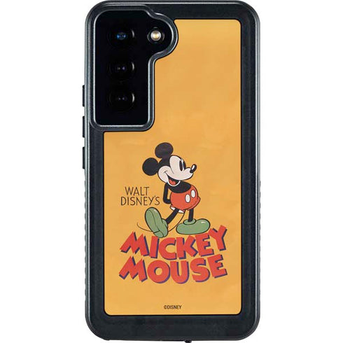 Disney Mickey Mouse Walt Disney Classic Character Galaxy S24 Waterproof Case