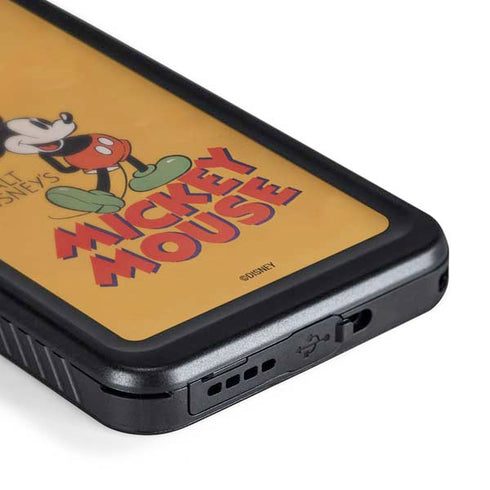 Disney Mickey Mouse Walt Disney Classic Character Galaxy S24 Waterproof Case