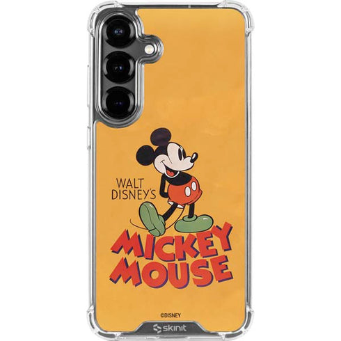 Disney Mickey Mouse Walt Disney Classic Character Galaxy S26 Plus Clear Case