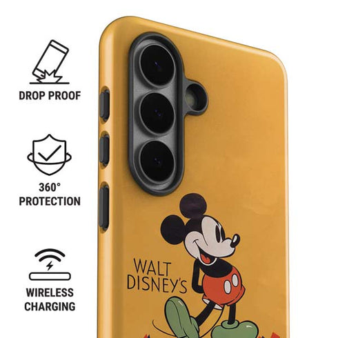 Disney Mickey Mouse Walt Disney Classic Character Galaxy S26 Plus Impact Case
