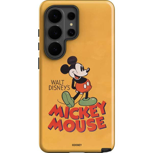 Disney Mickey Mouse Walt Disney Classic Character Galaxy S26 Ultra Impact Case