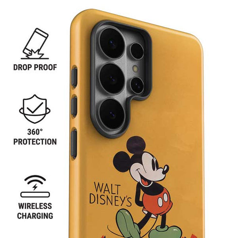 Disney Mickey Mouse Walt Disney Classic Character Galaxy S26 Ultra Impact Case