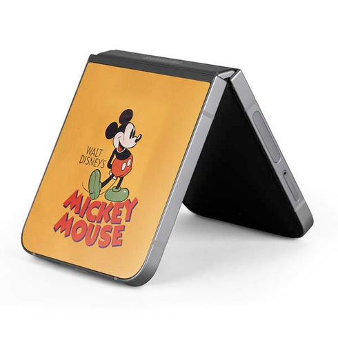 Disney Mickey Mouse Walt Disney Classic Character Galaxy Z Flip6 Skin