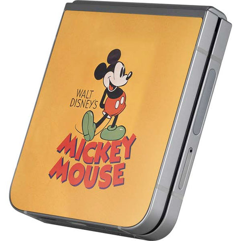 Disney Mickey Mouse Walt Disney Classic Character Galaxy Z Flip6 Skin