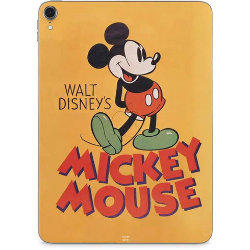 Disney Mickey Mouse Walt Disney Classic Character Apple iPad Pro Skin