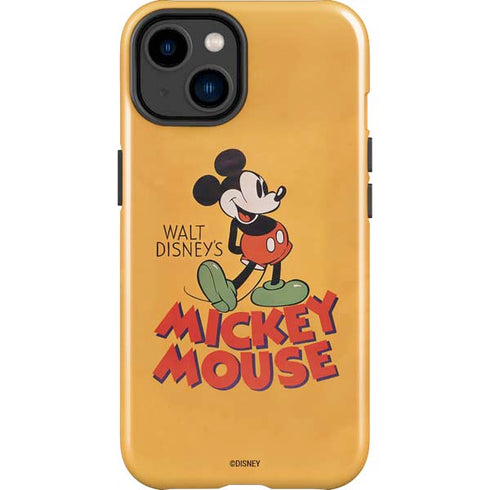 Disney Mickey Mouse Walt Disney Classic Character iPhone 15 Impact Case