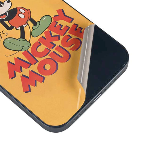 Disney Mickey Mouse Walt Disney Classic Character iPhone 15 Skin
