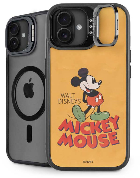 Disney Mickey Mouse Walt Disney Classic Character iPhone 16 Plus Kickstand Case
