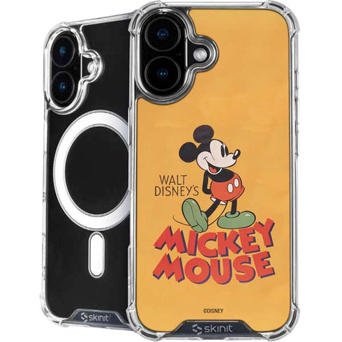 Disney Mickey Mouse Walt Disney Classic Character iPhone 16 Plus MagSafe Case