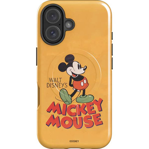 Disney Mickey Mouse Walt Disney Classic Character iPhone 16 Plus Magsafe Impact Case