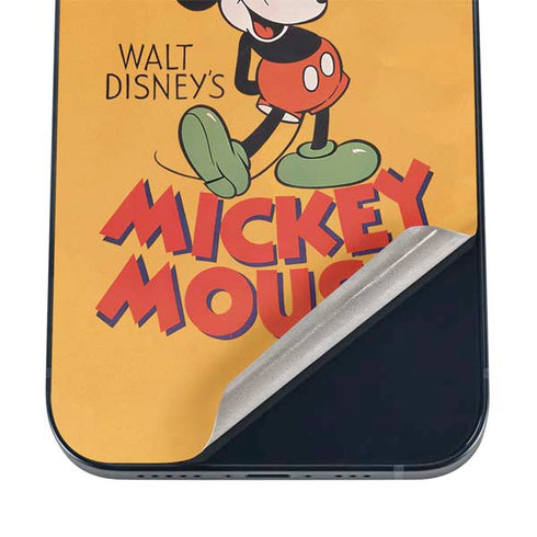 Disney Mickey Mouse Walt Disney Classic Character iPhone 16 Skin