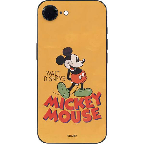 Disney Mickey Mouse Walt Disney Classic Character iPhone 16e Skin