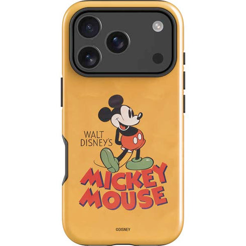 Disney Mickey Mouse Walt Disney Classic Character iPhone 18 Pro Max Impact Case