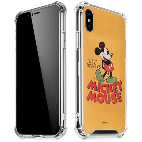 Disney Mickey Mouse Walt Disney Classic Character iPhone X/XS Clear Case