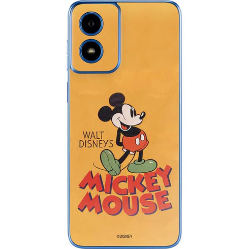 Disney Mickey Mouse Walt Disney Classic Character Moto G Play 4G (2024) Skin