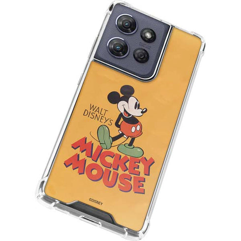 Disney Mickey Mouse Walt Disney Classic Character Moto G Stylus 5G (2025) Clear Case