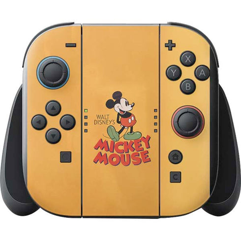 Disney Mickey Mouse Walt Disney Classic Character Nintendo Switch 2 (2025) with Joy-Con Skin